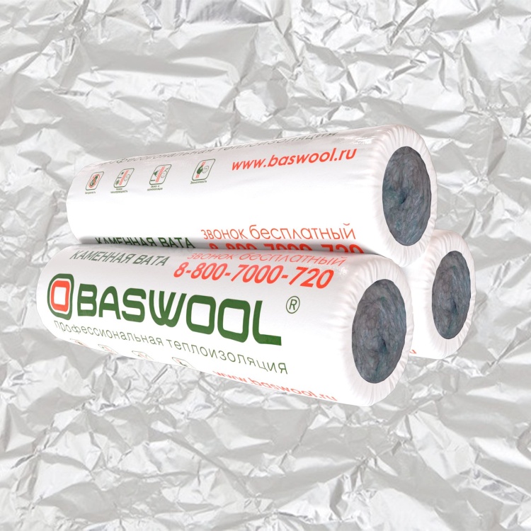 Мат прошивной BASWOOL  МП-125 (МС) ГОСТ 21880-2011 2000х1200х100 мм