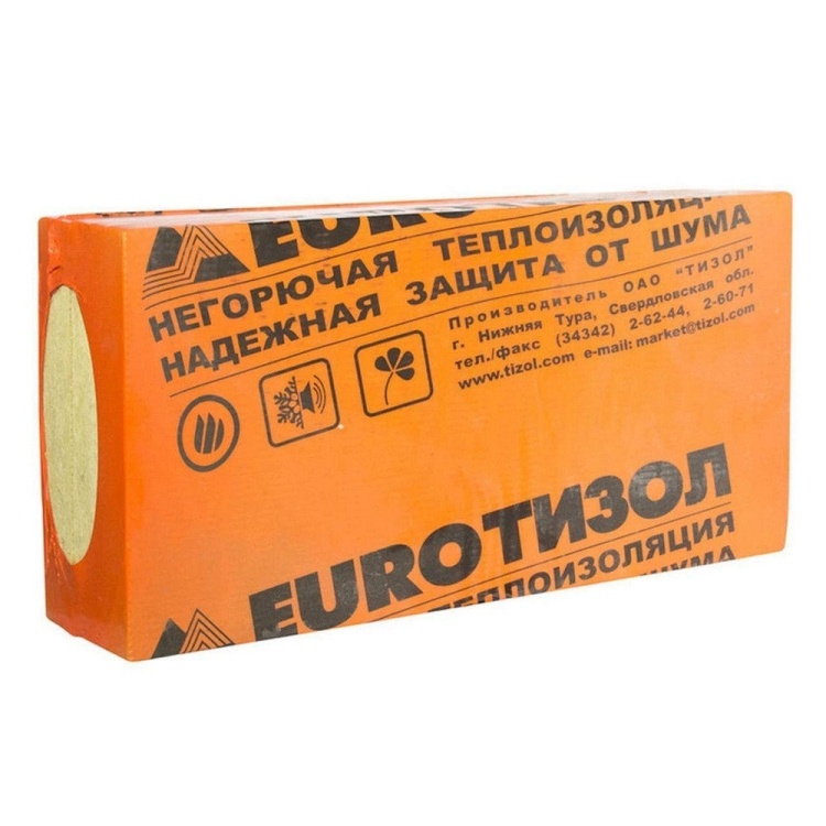 Утеплитель Тизол-Фасад 110 1000х600х200 мм, 2 шт/уп, 1,2 м²