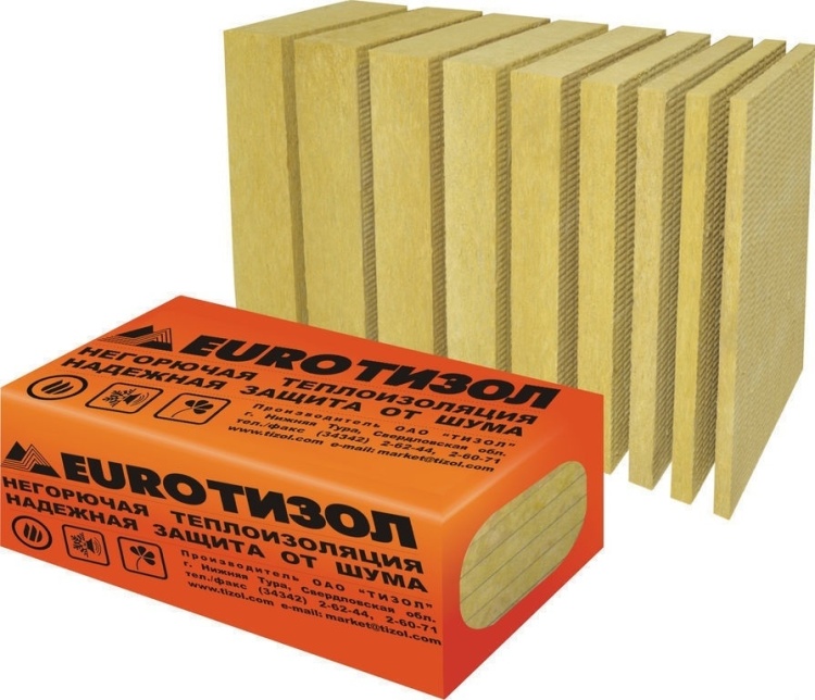 Утеплитель Тизол Евро-Вент 70 1000х600х150 мм, 3 шт. уп