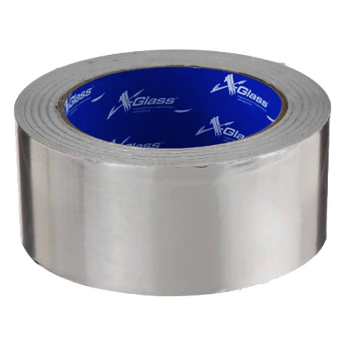 Лента клейкая алюминиевая X-Glass, 25000х50мм