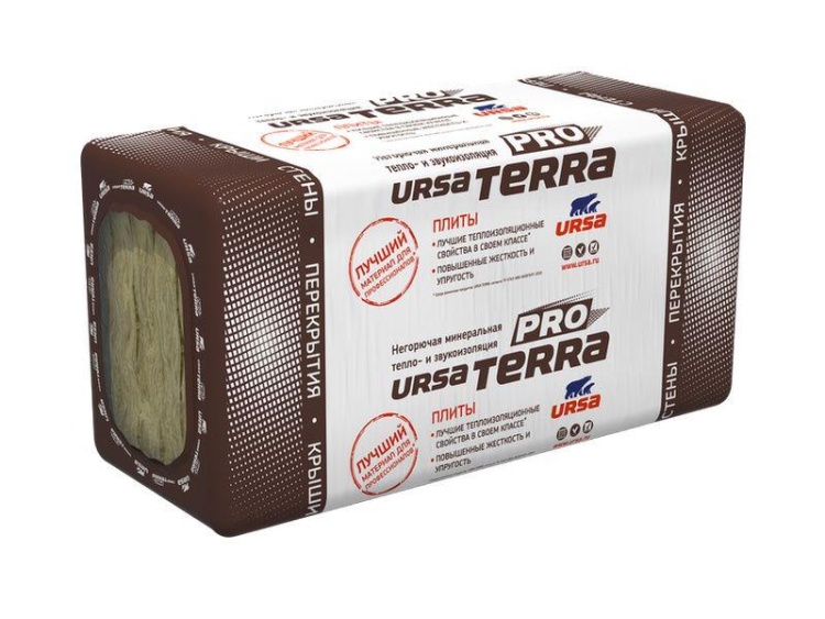 Утеплитель Урса Terra 34 PN Pro 1200х600х50 мм, 24 шт/уп, 17,28 м²