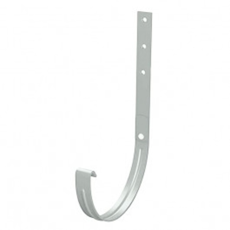 Держатель желоба МЕТАЛЛ ПРОФИЛЬ ПРОЕКТ, D185х300,Ral 9003, белый