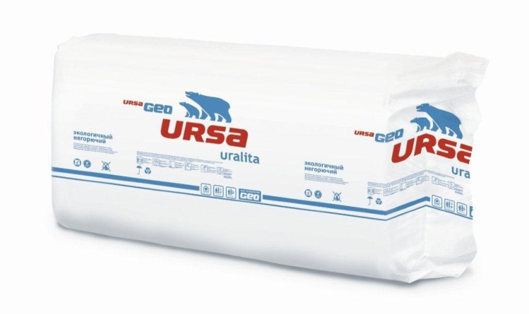 Утеплитель Урса GEO 34 PN П-20 1250х610х50 мм, 24 шт/уп, 18 м²