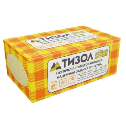 Утеплитель Тизол Евро-Фасад Оптима 110 1000х600х180 мм, 2 шт/уп, 1,2 м²