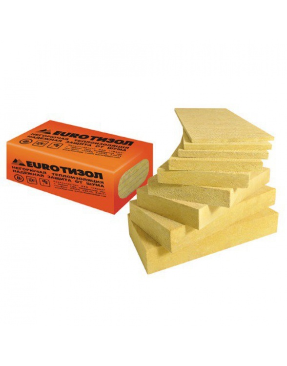 Утеплитель Тизол Евро-Фасад 100 1000х600х150 мм, 2 шт. уп
