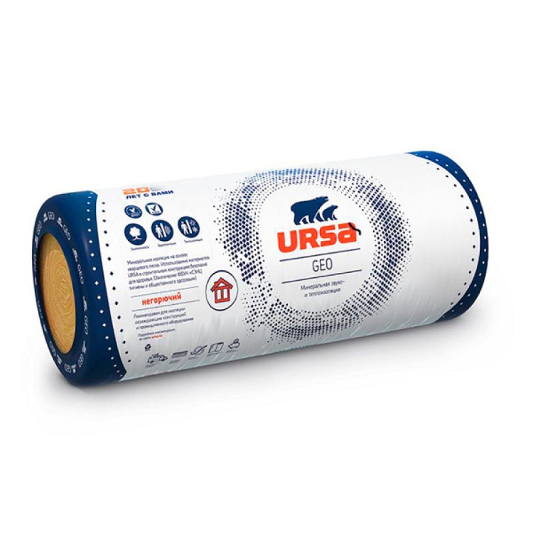 Утеплитель Урса GEO 37 RN М-15 6750х1220х150 мм, 8,24 м²