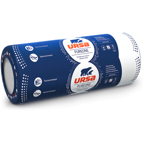Утеплитель Ursa PUREONE 39 RN 9000х1200х50 мм, 2 шт. уп