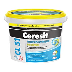 яCeresit CL 51 Эластичная полимерная гидроизоляция. 5кг